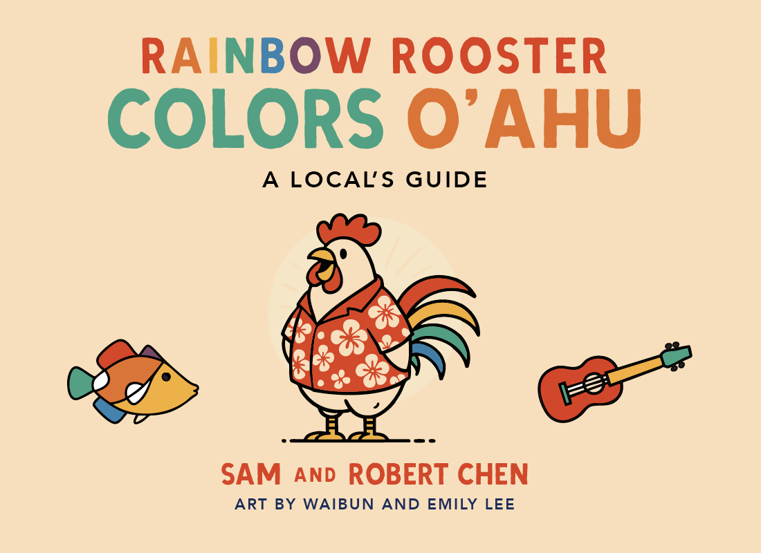 Rainbow Rooster Colors O'ahu Book Cover